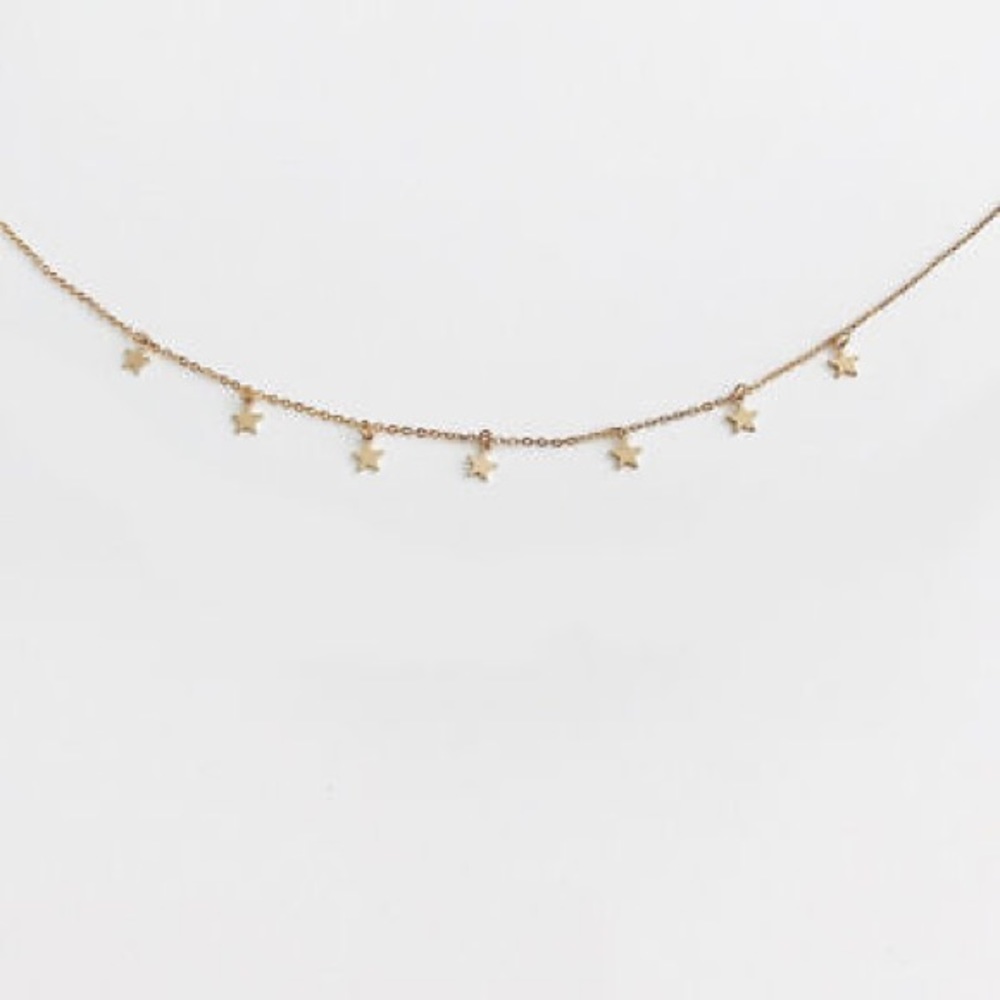 Star Choker Necklace (Gold) - Picture 3 of 3